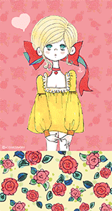 水森亜土 Valentine rose