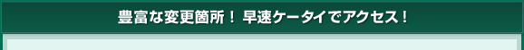 �L�x�ȕύX�ӏ��I�����P�[�^�C�ŃA�N�Z�X�I