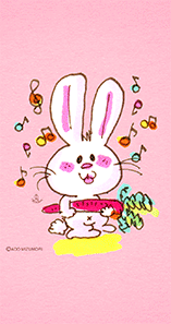 水森亜土 Cute bunny
