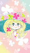 水森亜土 Spring Flower